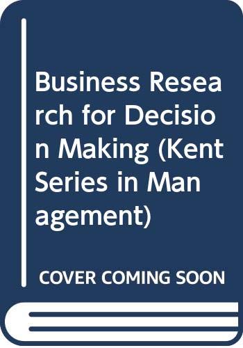 business research for decision making subsequent edition davis, duane l., cosenza, robert m. 0534932495,