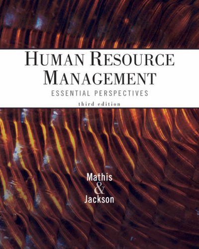 cengage advantage books human resource management essential perspectives 3rd edition mathis, robert l.,
