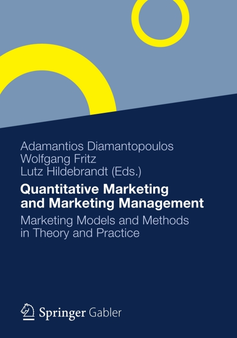 quantitative marketing and marketing management 2nd edition daniel stenger 3834937223, 9783834937223