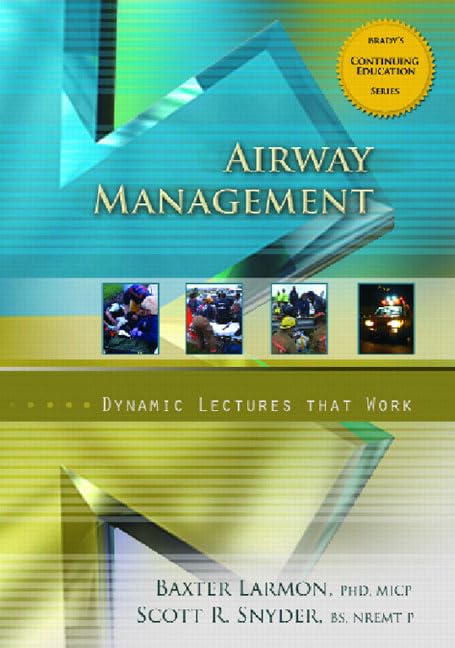 airway management dynamic lectures series  baxter larmon, scott t. snyder 0132369435, 9780132369435