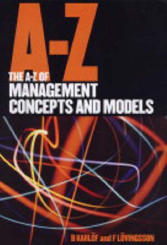 the a z of management concepts and models  bengt karlof 1854183850, 9781854183859