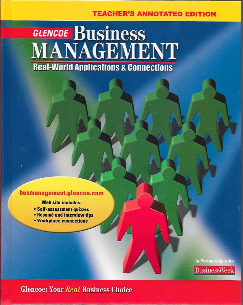 business management real world applications and connections teachers teachers guide edition rue, leslie w.