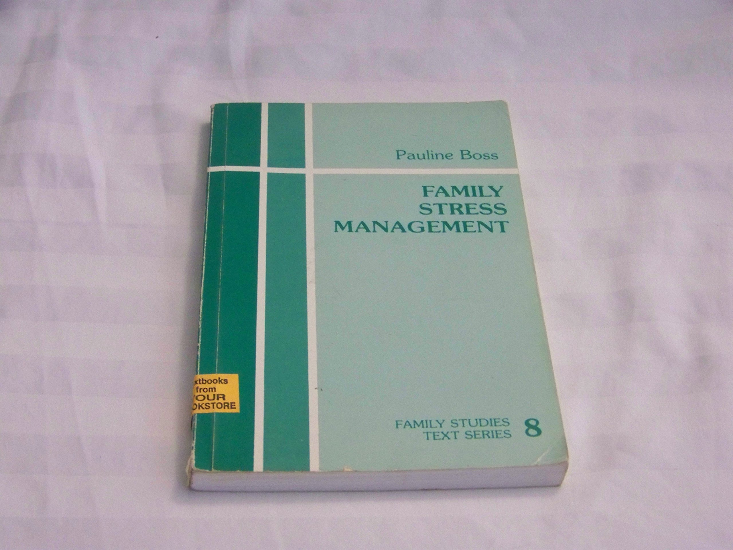 family stress management  boss, pauline e. 0803923813, 9780803923812