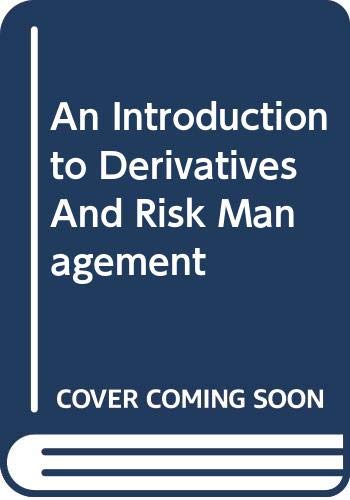 an introduction to derivatives and risk management 6th edition chance, don m. 0324650469, 9780324650464