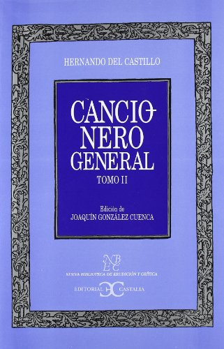 cancionero general tomo ii 1st edition castillo, hernando del 8497401328, 9788497401326
