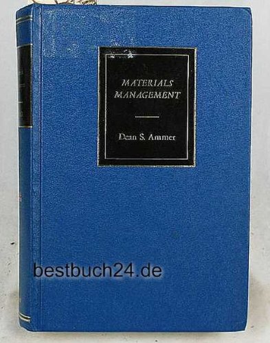 materials management 3rd edition dean s. ammer 0256015562, 9780256015560