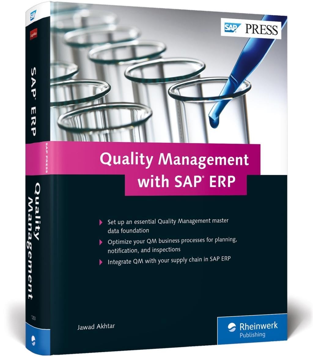 quality management with sap erp sap erp qm 1st edition jawad akhtar 1493212036, 9781493212033