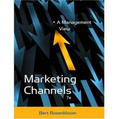 marketing channels a management view 7th edition bert rosenbloom 8131502805, 9788131502808