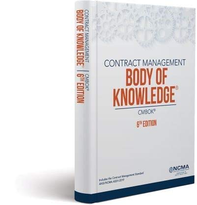 contract management body of knowledge sixth edition 6th edition ncma 0940343924, 9780940343924