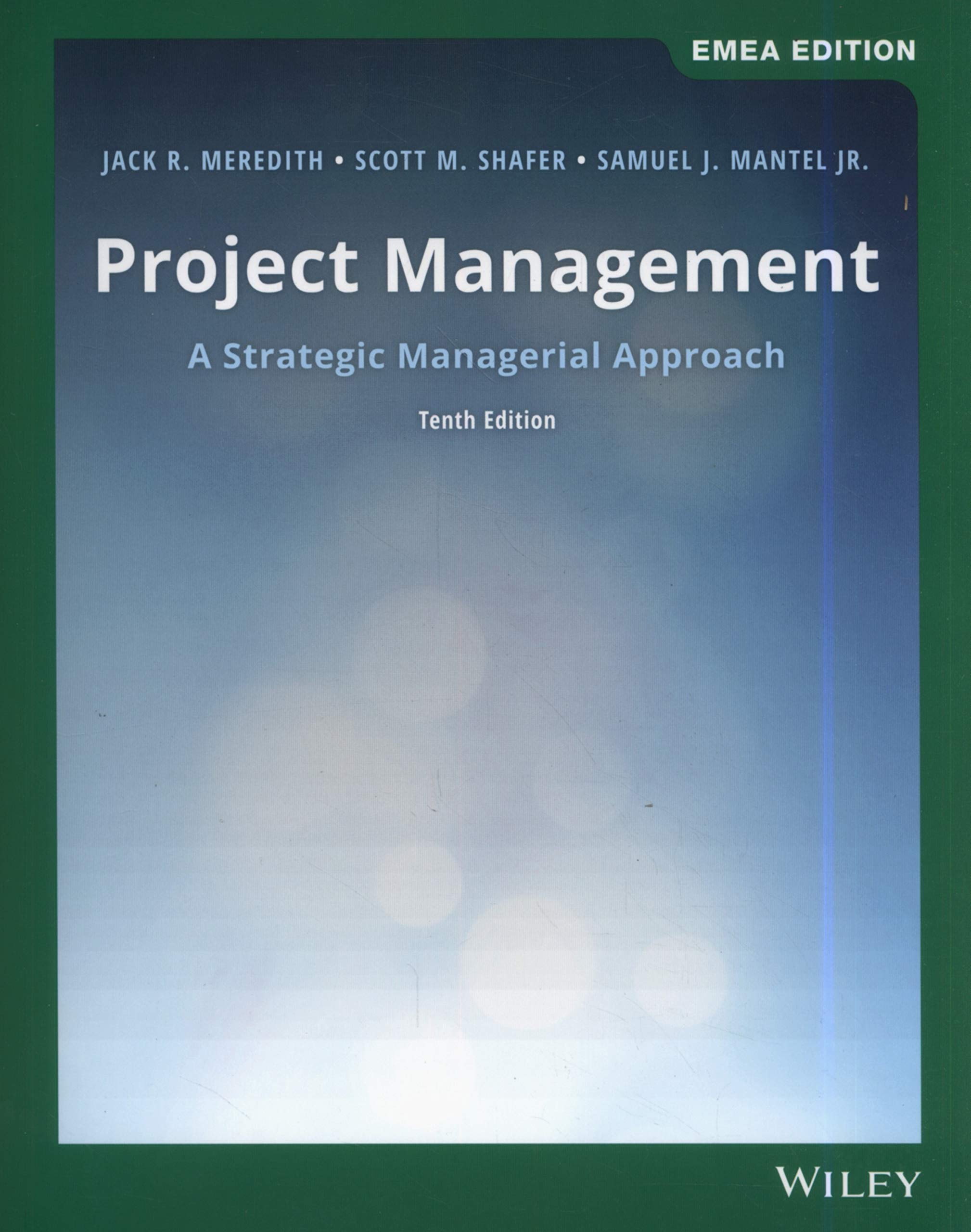 project management a managerial approach 10th edition meredith, jack r., mantel jr., samuel j., shafer, scott