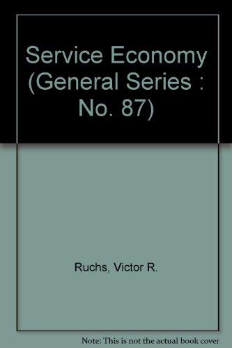service economy 1st edition victor r. ruchs, irving f. leveson 0870144758, 9780870144752