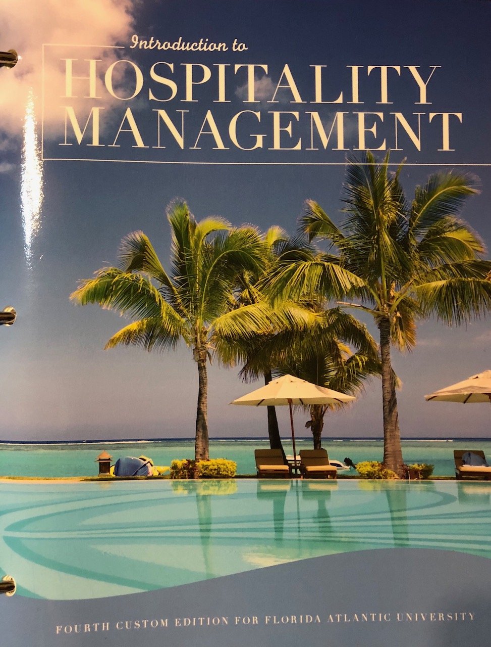 introduction to hospitality management  custom edition for florida atlantic university  multiple authors