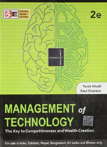 management of technology the key to competitiveness and wealth creation 2nd edition mc graw hill india