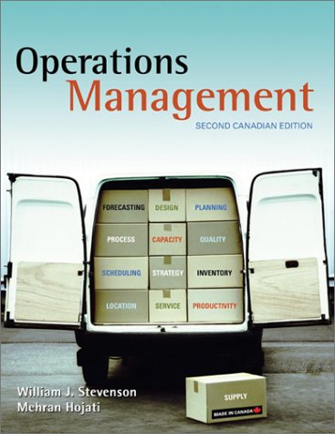 operations management canadian edition william stevenson 0070911894, 9780070911895