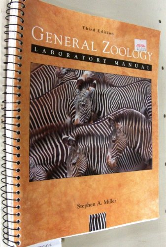 general zoology laboratory manual 3rd edition stephen a. miller 0697137031, 9780697137036