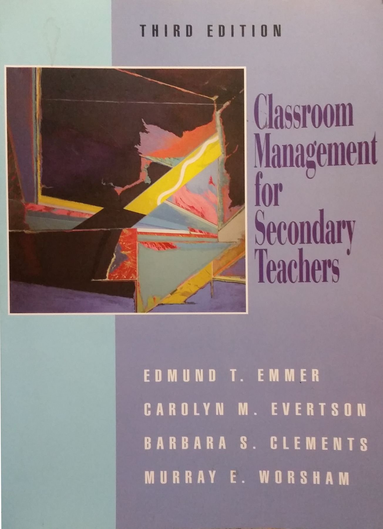 classroom management for secondary teachers 3rd edition emmer, edmund t. 0205154905, 9780205154906