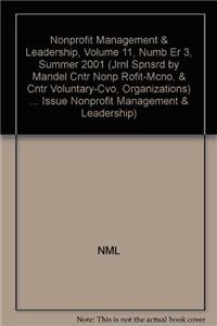 nonprofit management and leadership no 3 spring 2001  roger a. lohmann 0787957623, 9780787957629