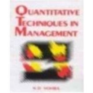 quantitative techniques in management  vohra n. d. 0074519794, 9780074519790