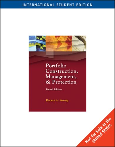 portfolio construction management and protection international edition robert strong 0324315376, 9780324315370