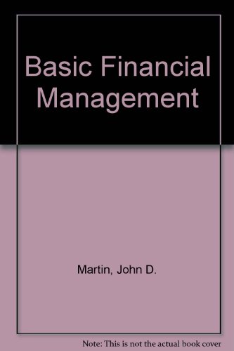 basic financial management  martin, john d. 0130605417, 9780130605412