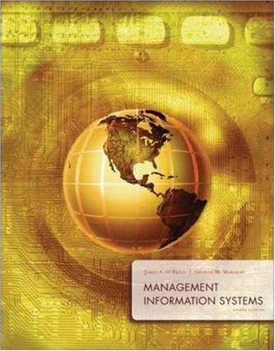 management information systems 8th edition james a. obrien 0073511544, 9780073511542