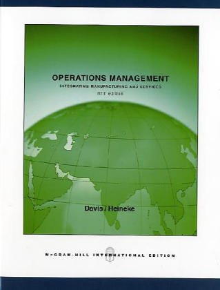 fundamentals of operations management 4rev edition aquilano, nicholas j., chase, richard b. 0071113592,