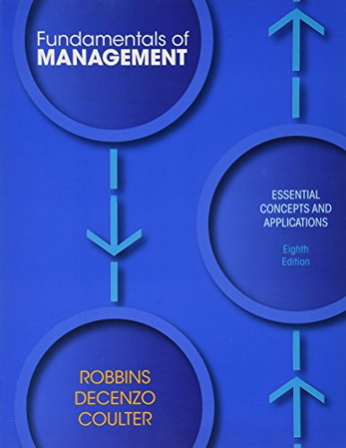 fundamentals of management and self assmt pkg 1st edition robbins, stephen p., de cenzo, david a., coulter,