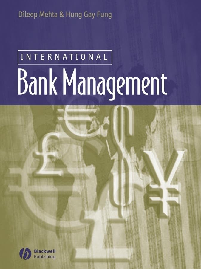 international bank management 1st edition mehta, dileep, fung, hung gay 1405111283, 9781405111287