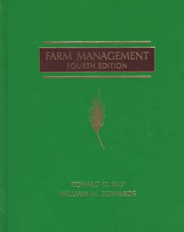 farm management 4th edition ronald d. kay 0070920354, 9780070920354
