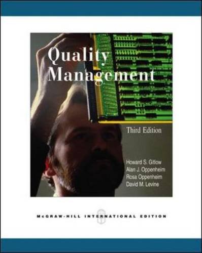 quality management rom 3rd edition howard s. gitlow 0071123385, 9780071123389