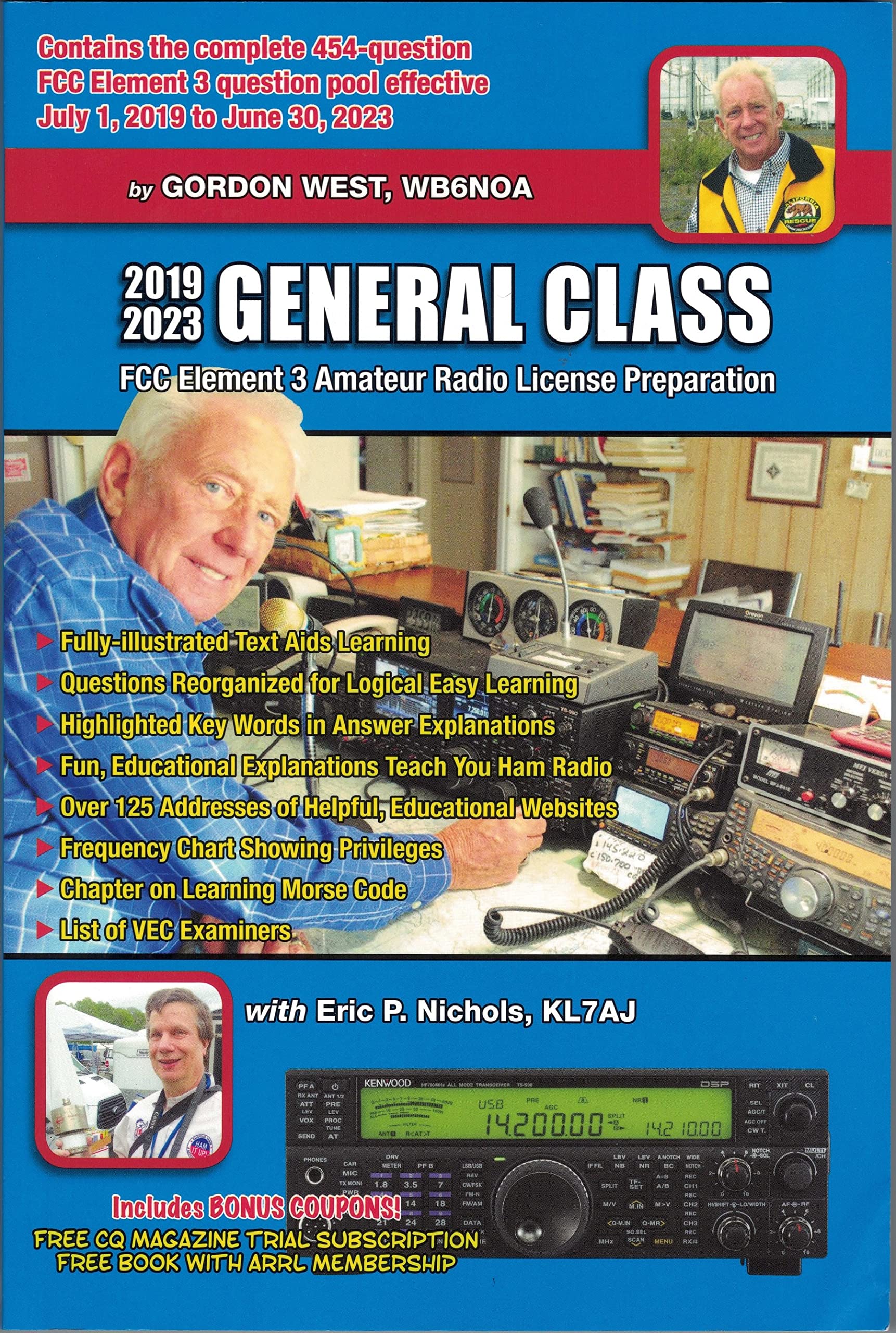 2019 2023 general class 10th edition gordon west wb6noa 0945053932, 9780945053934