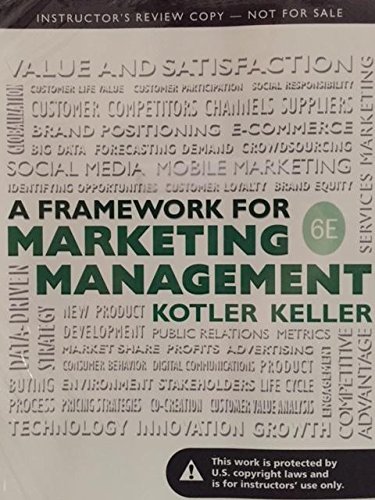 A Framework For Marketing Management Instructors Review
