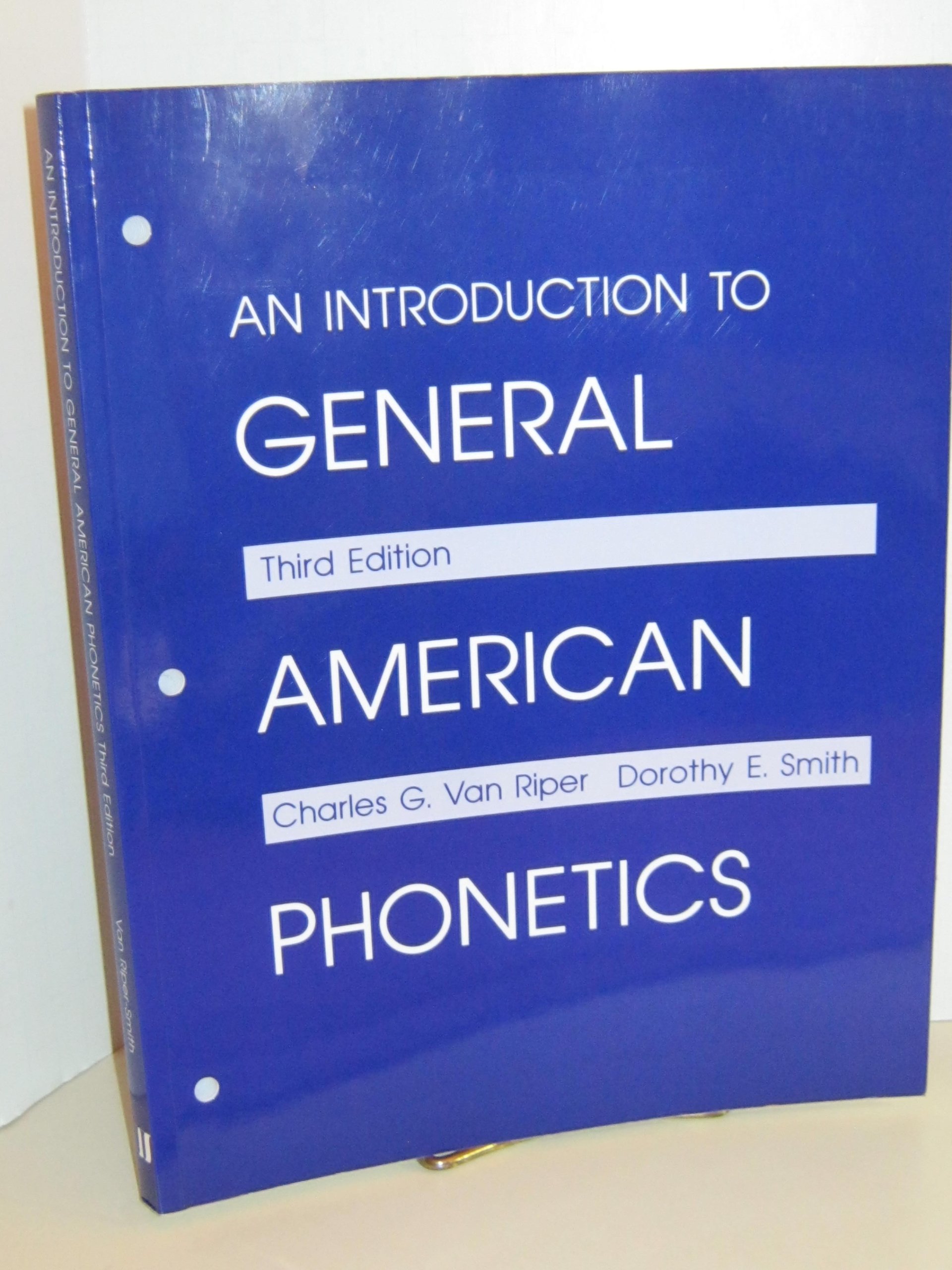 an introduction to general american phonetics 3rd edition charles gage van riper, dorothy e. smith