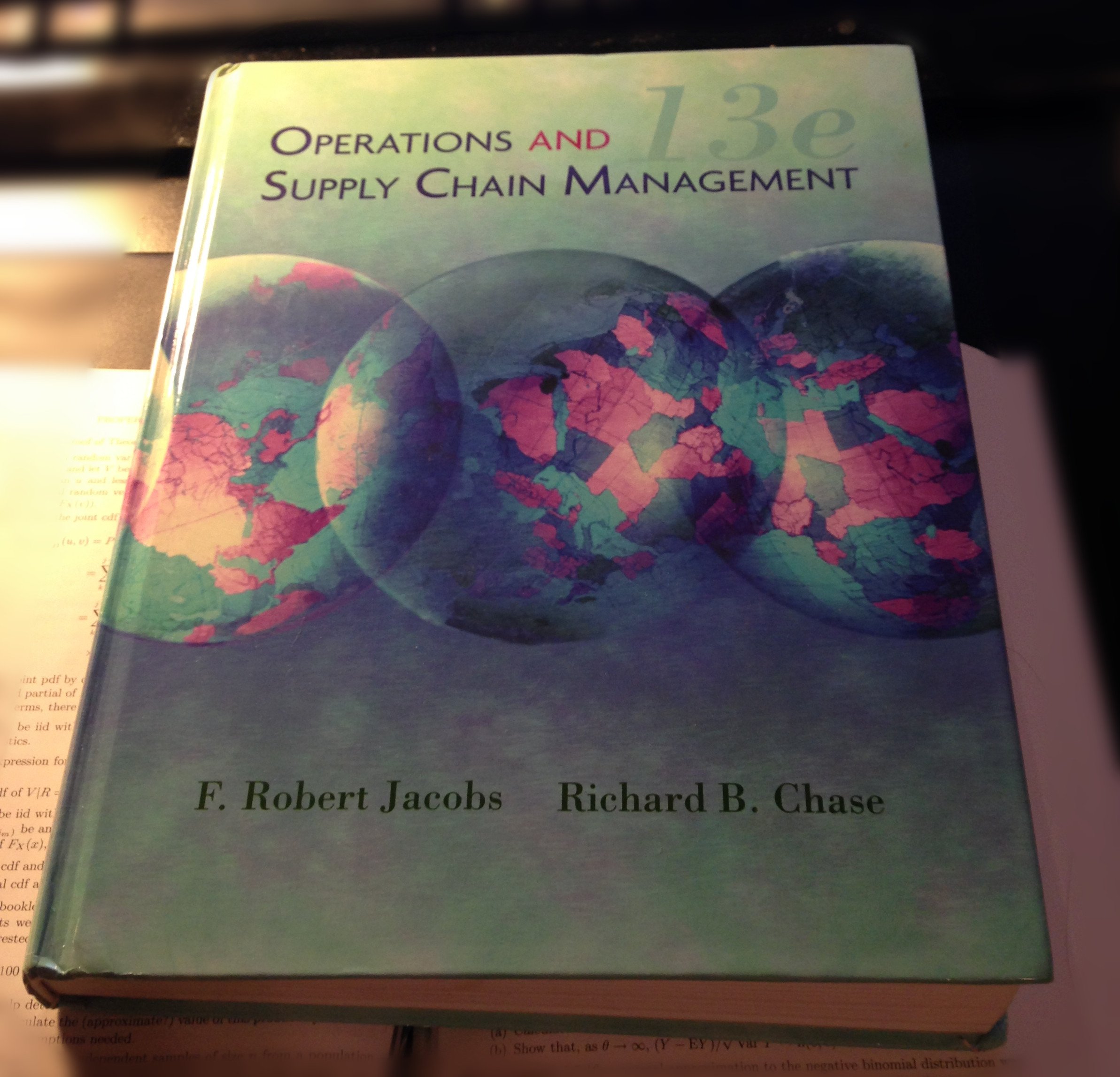 operations and supply chain management with student om video dvd 13th edition jacobs, f. robert, chase,