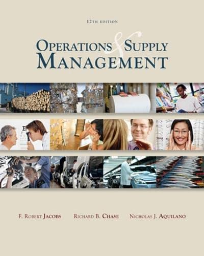 operations and supply management rom 0012- edition nicholas aquilano, f. robert jacobs, richard b chase,
