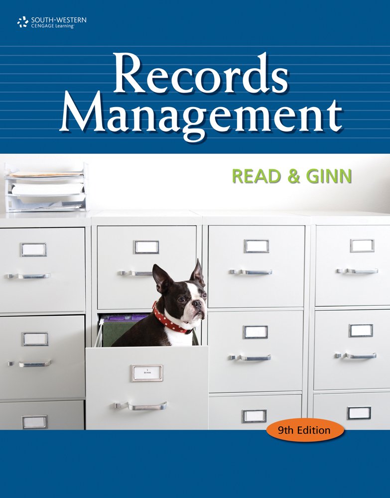 records management simulation 9th edition read judith ginn 0538731427, 9780538731423