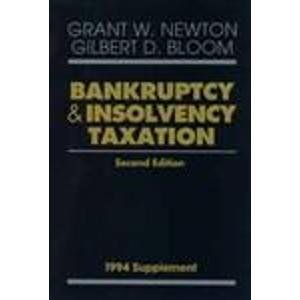 bankruptcy and insolvency taxation 1994 supplement  grant newton 0471305499, 9780471305491