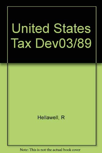 united states taxation and developing countries  robert hellawell 0231048203, 9780231048200