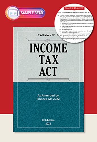 taxmanns income tax act covering amended updated and annotated text of the income tax act 1961 amended by the