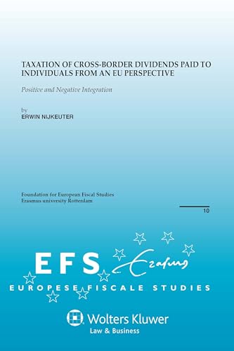 taxation of cross border dividends paid to individuals from an eu perspective erwin nijkeuter 9041140816,