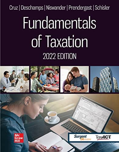 connect  code for fundamentals of taxation 202dition  ana cruz 1264209266, 9781264209262