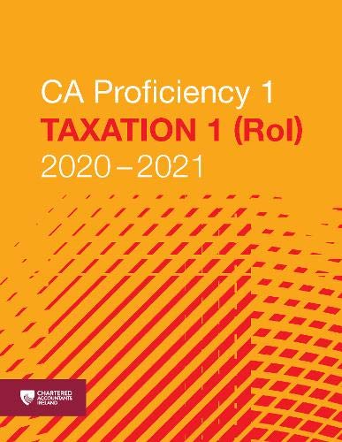 taxation 1 2020 2021  chartered accountants ireland 1912350378, 9781912350377