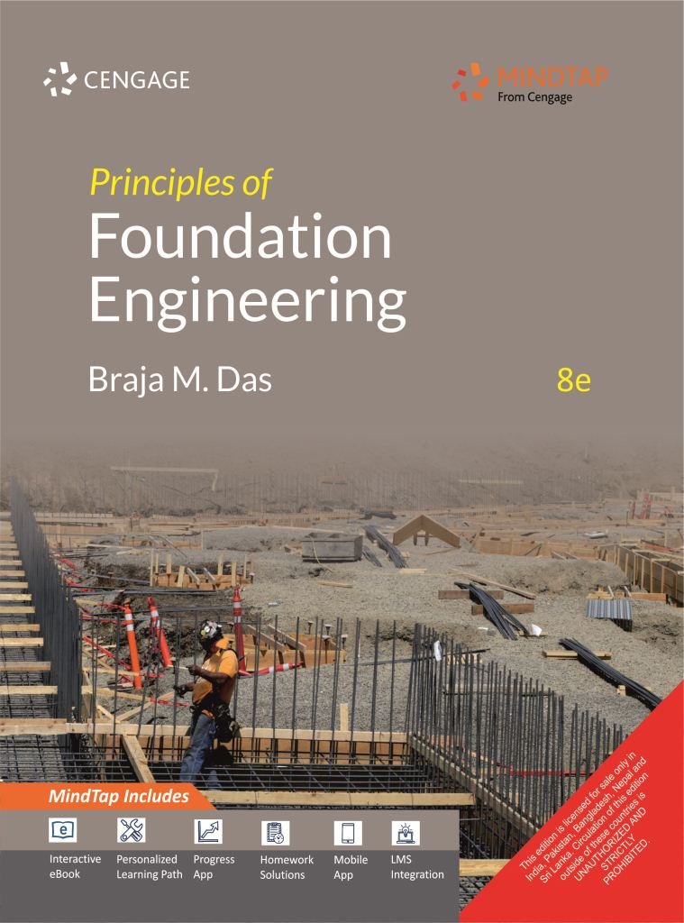 principles of foundation engineering with mindtap 8th edition braja m. das 9386650959, 9789386650955
