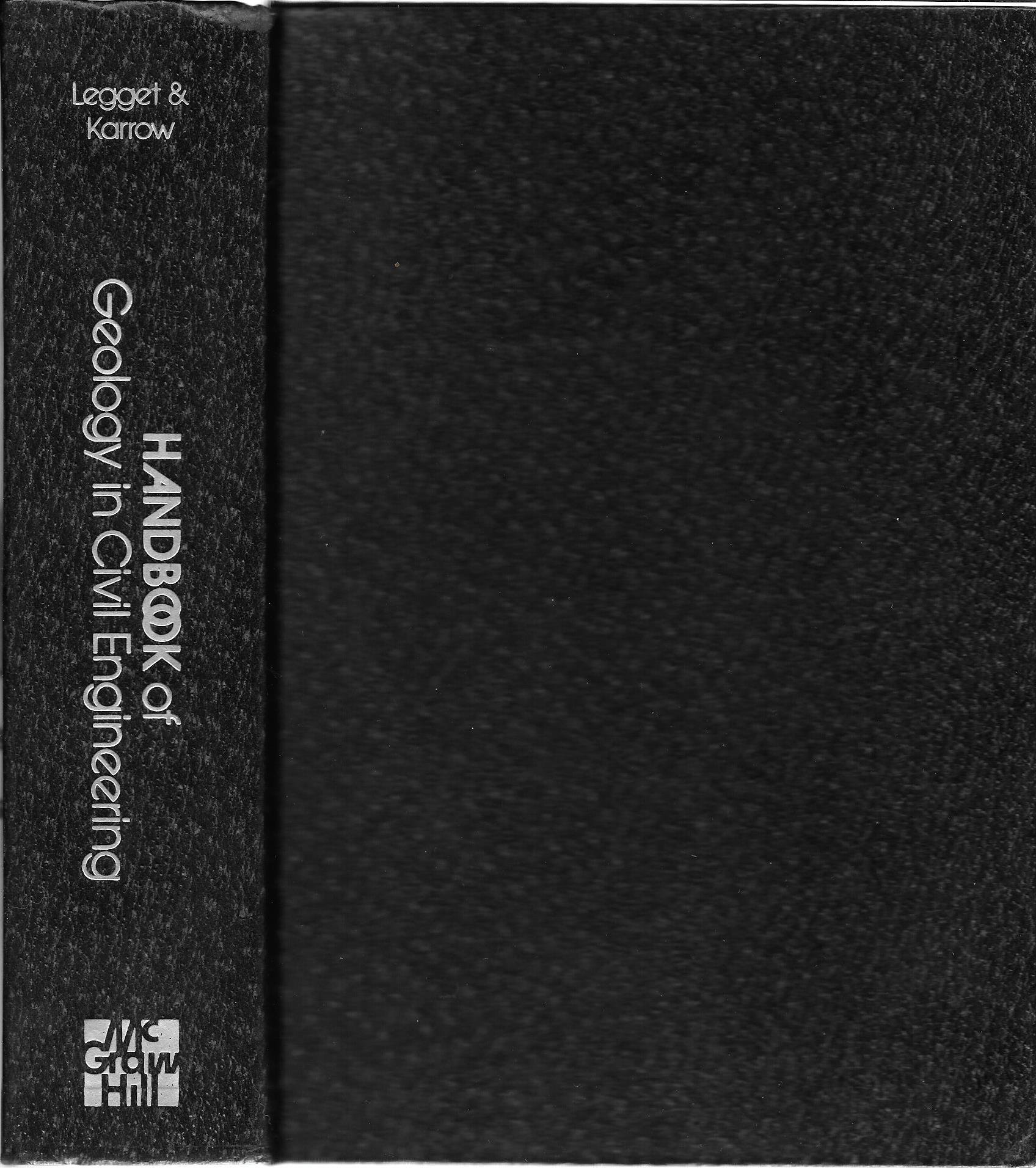 handbook of geology in civil engineering 3rd edition legget, robert ferguson 0070370613, 9780070370616