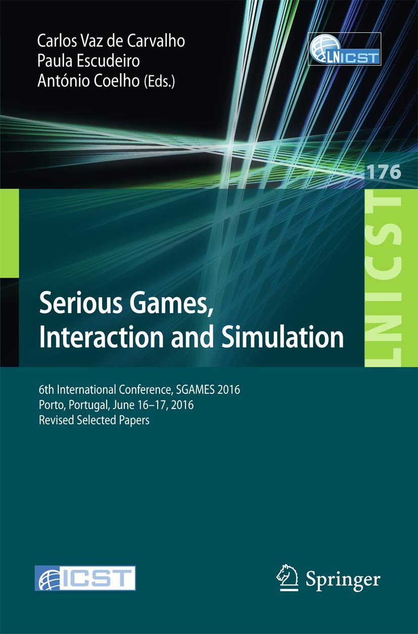 serious games interaction and simulation 6th international conference sgames 20 porto portugal june 17 20 and