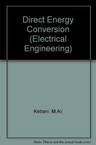 direct energy conversion  kettani, m. ali 0201036630, 9780201036633