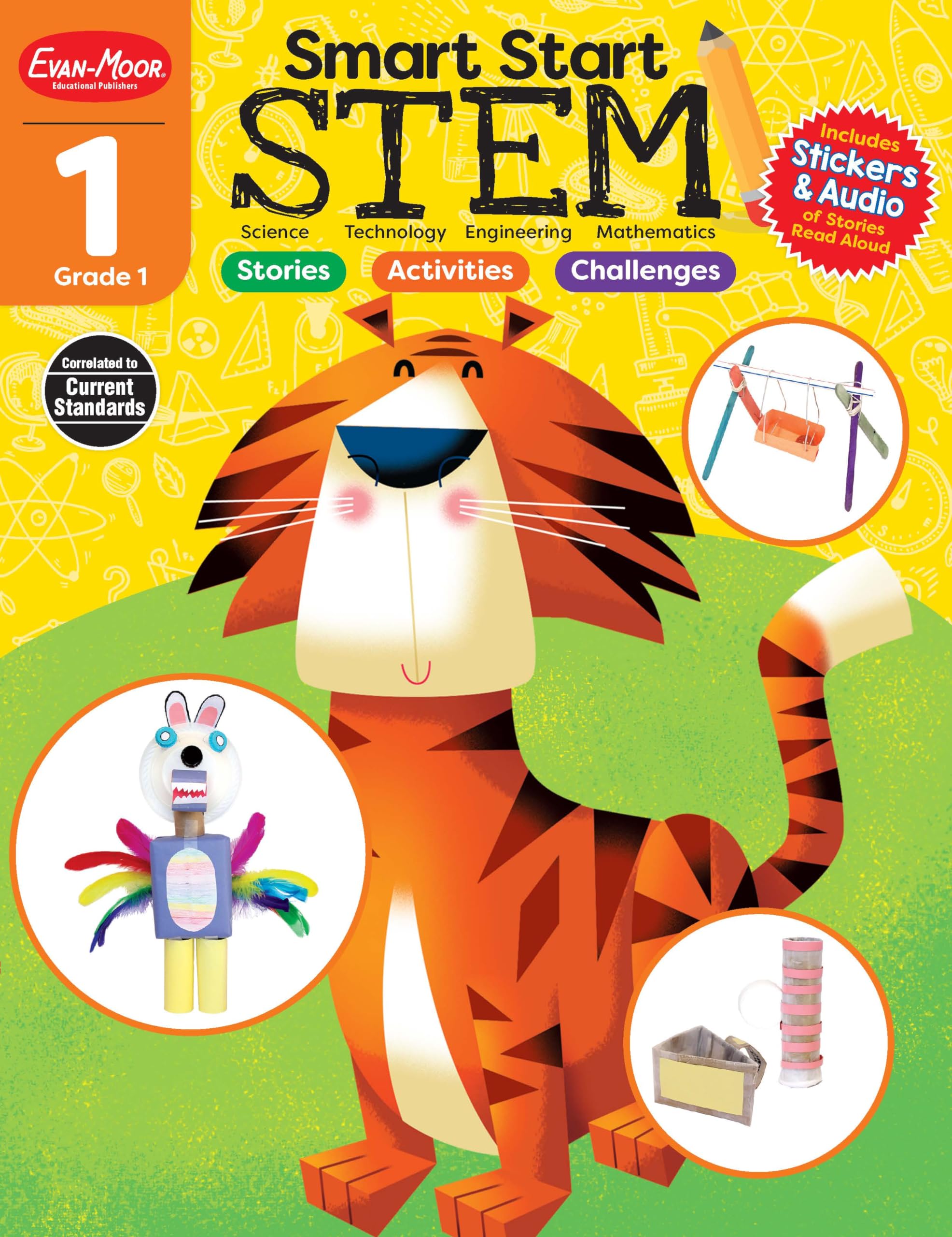 smart start ste grade 1 science technology engineering mathematics  evan moor educational publishers