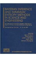 bayesian inference and maximum entropy methods in science and engineering 27th international workshop on