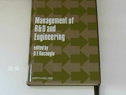management of randd and engineering  kocaoglu, dundar f. 0444881042, 9780444881045