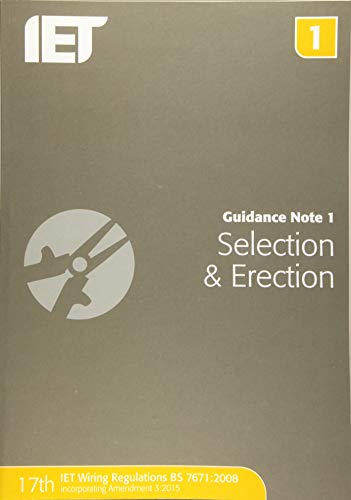 guidance note 1 selection and erection 7th edition institution of engineering and technology, the 1849198691,